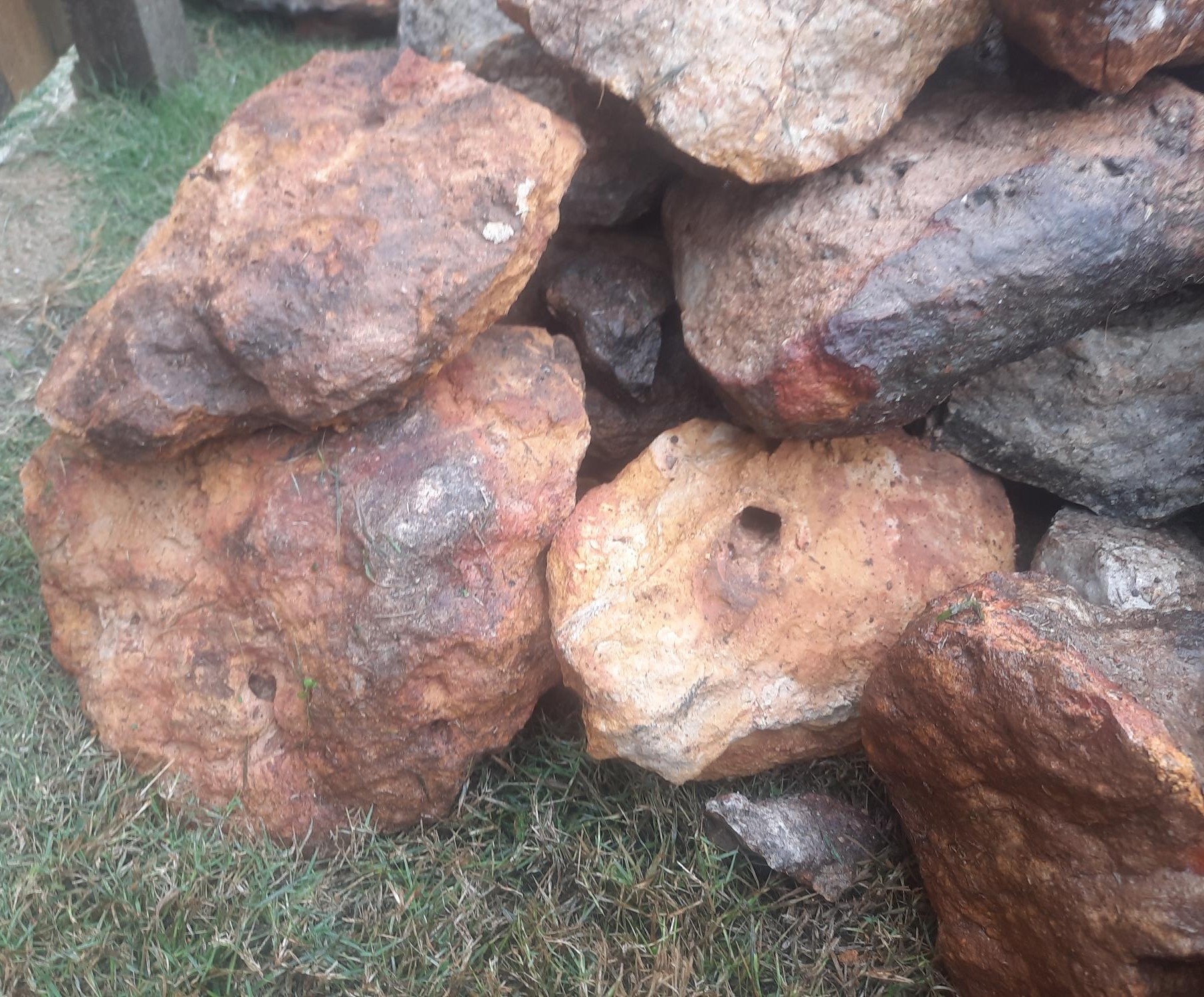 wash rock after